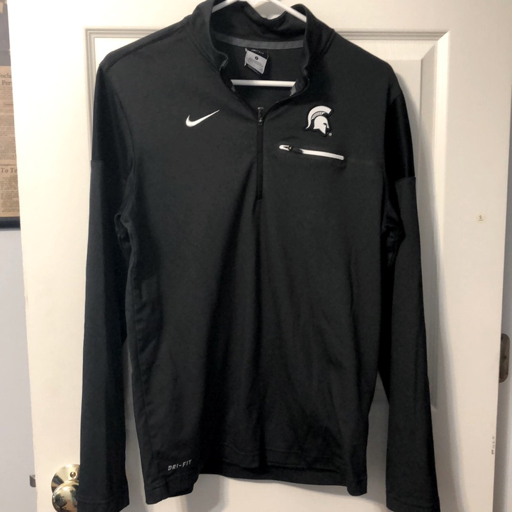 Men’s Michigan state three quarter zip